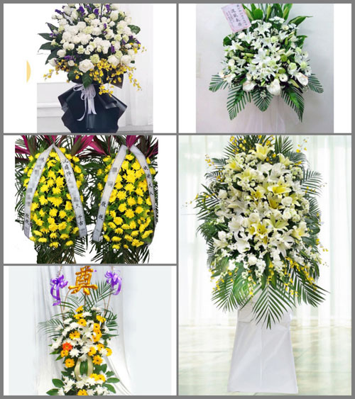 福建宁德屏南县黛溪镇黄来村白事花篮预定